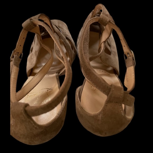 Christian Louboutin CARLOTA 160 Grege 37 Worn Once - Picture 12 of 12